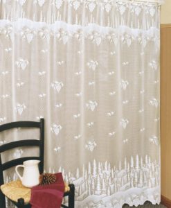 Pinecone Lace Shower Curtain