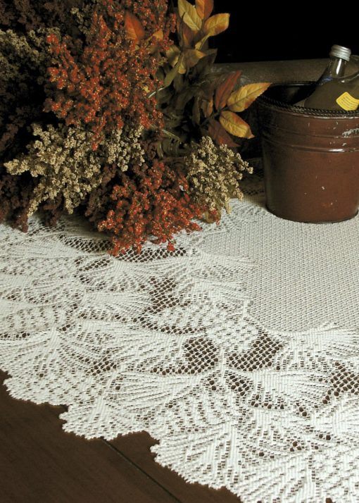 Woodland Lace Round Table Topper
