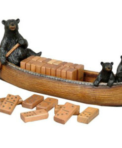 Bear Canoe Domino Set
