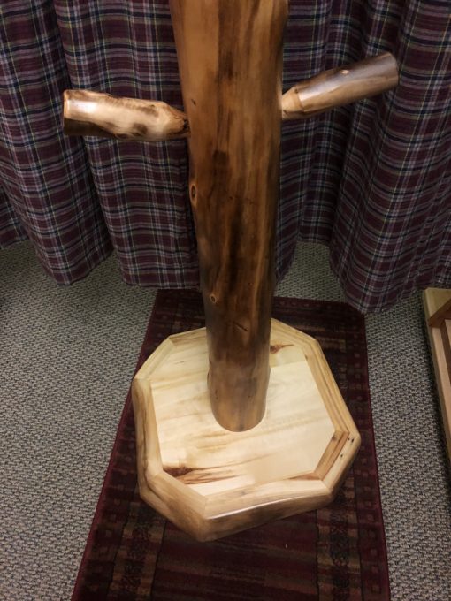 Aspen Log Coat Rack Free Standing - Image 2