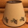 Pinecone Embroidered Lamp Shade