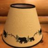 Black Bear Embroidered Lamp Shade