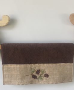 "Deuce Moose" Wooden Towel Bar