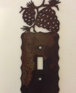 Pine Cone Single Toggle Switch Plate Cover