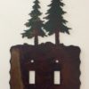Pine Tree Double Toggle Switch Plate Cover