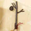 Pinecone Metal Single Hook